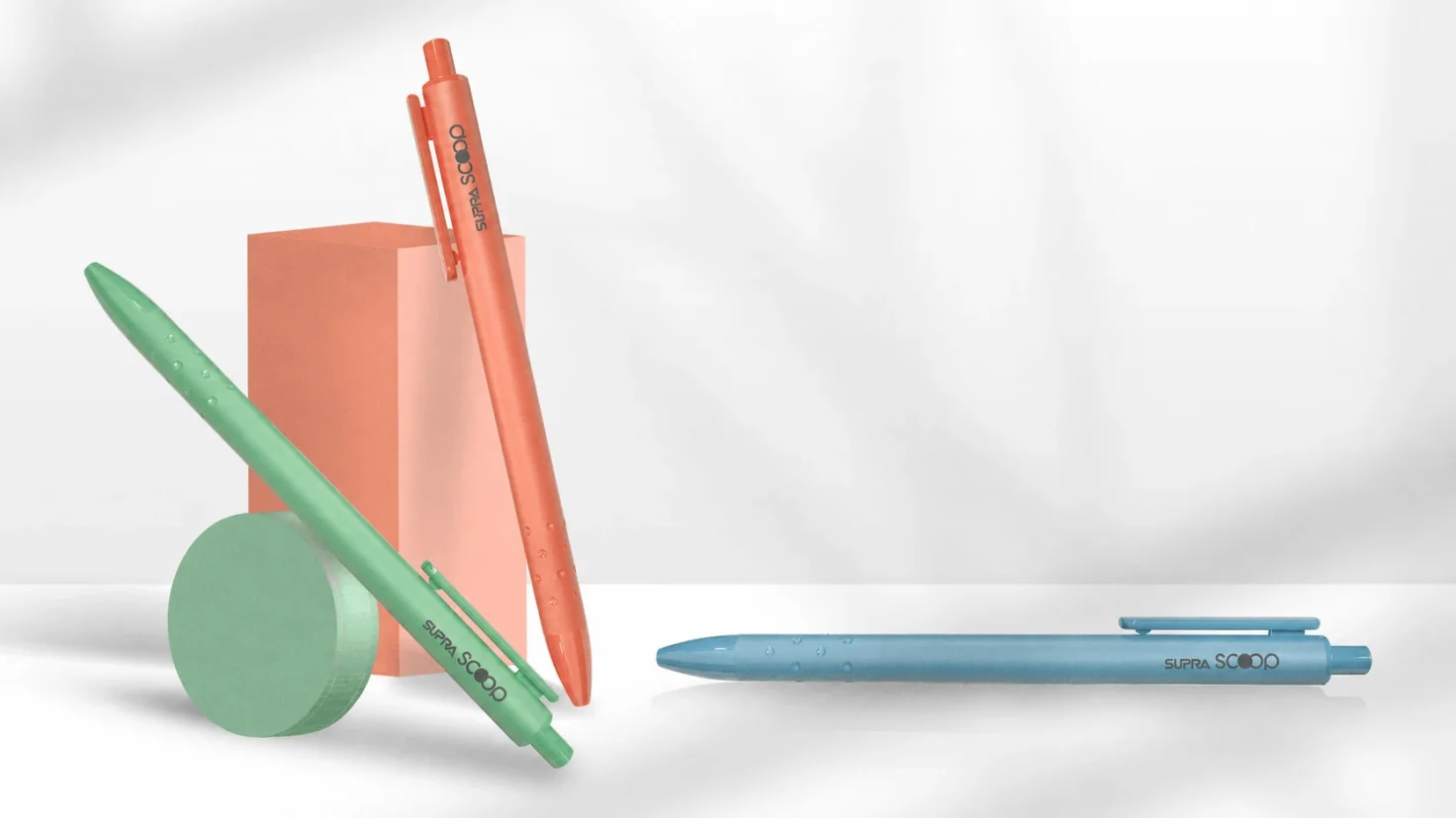 Supra Pens — artistic collection of pens on display